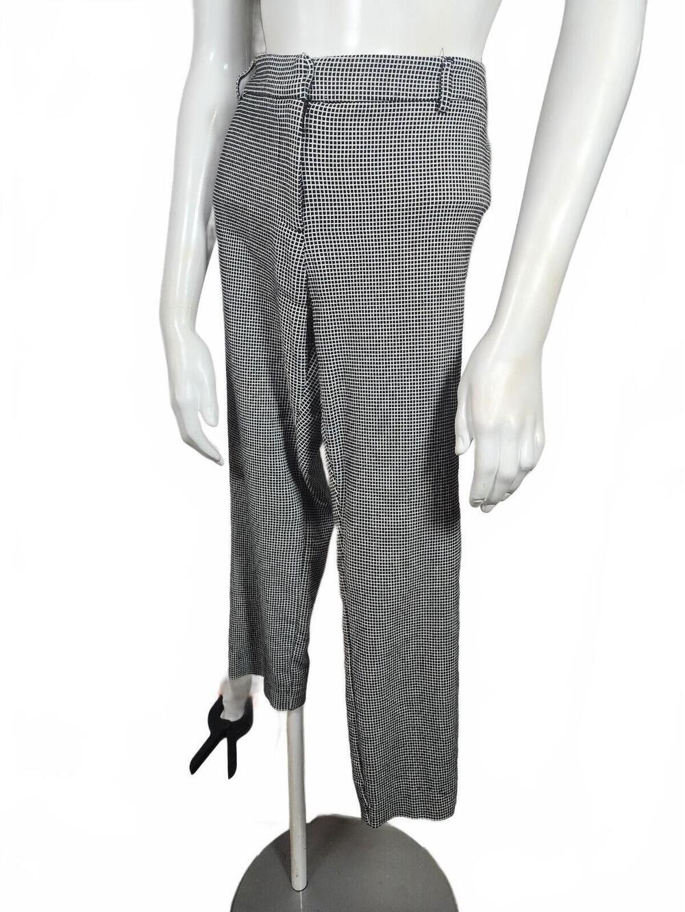 Carolina Belle Women's Black and White Checkered Dress Pants Size 12